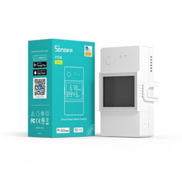 Sonoff POWR316D pametno stikalo, digitalni merilnik porabe z LCD, združljivo z Alexa/Google Home, 1