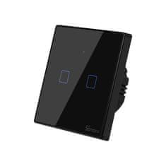 Sonoff Pametno stensko stikalo Wi-Fi dvojno T3EU2C-TX