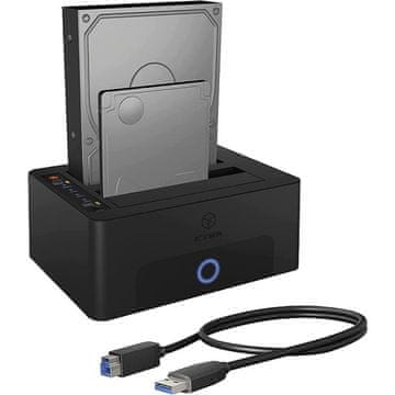 IcyBox IB-1232CL-U3 docking & clone postaja za 2,5 in 3