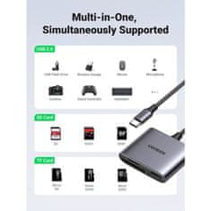 Ugreen USB-C čitalnik kartic 3v1