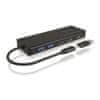 IcyBox IB-DK4080AC USB-C in USB-A priklopna postaja 9v1 s Power Delivery do 100W