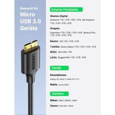 Ugreen USB 3.0 kabel USB A na Micro B, 1m