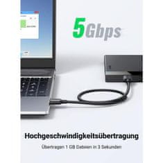Ugreen USB 3.0 kabel USB A na Micro B, 1m
