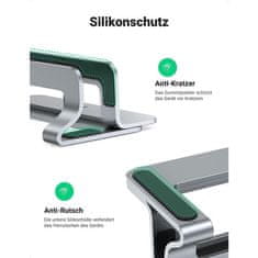Ugreen Vertikalno aluminijasto stojalo za prenosni računalnik, za MacBook Pro/Air, prenosnike, iPad