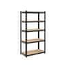 Songmics Regal 50 x 100 x 200 cm rjavo-črna, GLR050B01