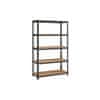 Songmics Regal 60 x 120 x 200 cm rjavo-črna, GLR060B01