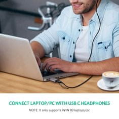 Ugreen USB 3.0-A na USB-C adapter siv - blister