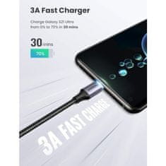 Ugreen USB-C na kotni USB-C kabel 60W 2M