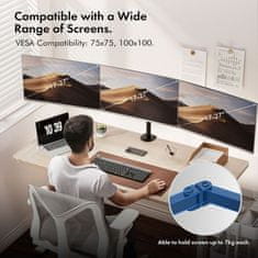VonHaus Nosilec za tri monitorje do 27