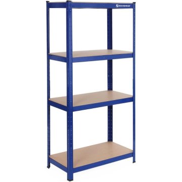 Songmics Regal 40 x 90 x 180 cm rjavo-moder,GLR040Q01
