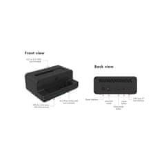 IcyBox IB-2914MSCL-C31 priklopna postaja in kloniranje za M.2 NVMe SSD & 2,5/3,5 SATA SSD/HDD