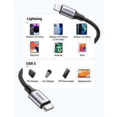 Ugreen USB-C na Lightning kabel 1,5m - box