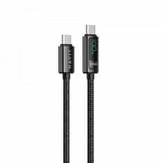 Havit Kabel za polnjenje USB-C na USB-C z LCD 100W, 2M