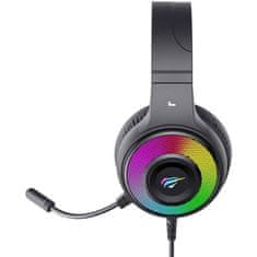 Havit Gamenote RGB LED slušalke z mikrofonom HV-H2024d