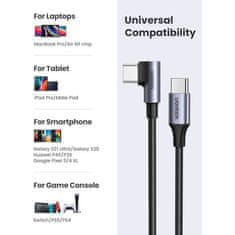 Ugreen USB-C na kotni USB-C kabel 60W 2M
