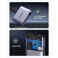 Ugreen USB C na 3,5mm adapter za slušalke in polnjenje 2 v 1