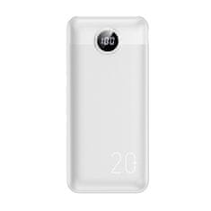 VEGER Prenosna baterija L20s 20000 mAh, bela