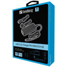 Sandberg USB-C Charger PD100W EU+UK polnilnik