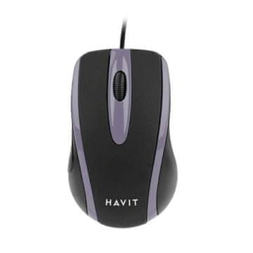 Havit USB optična miška MS753 - črna