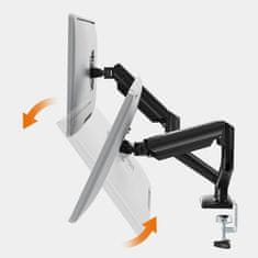 VonHaus Dvojni namizni nosilec do diagonale 32'' plinska vzmet 3000915