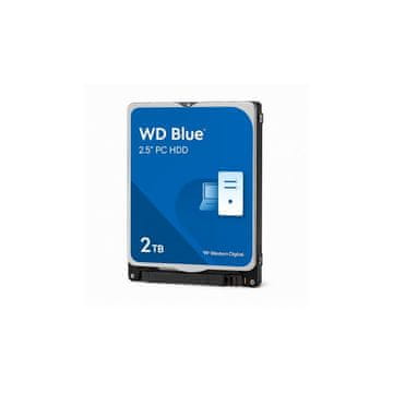WD 2TB Blue 2,5" SATA 6Gb/s 5400rpm 128MB HDD disk