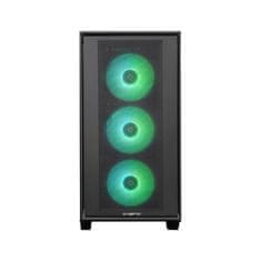 Chieftec HUNTER 3 USB-C ATX RGB ohišje, črno