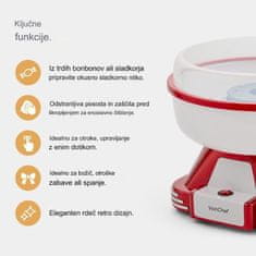 VonShef VonHaus retro aparat za izdelavo sladkorne pene