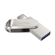 SanDisk Ultra Dual Drive Luxe USB Type-C 512GB 400MB/s USB 3.2 Gen 1, srebrn