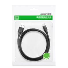 Ugreen USB-A 2.0 na USB-C kabel 1.5m (črn) - polybag