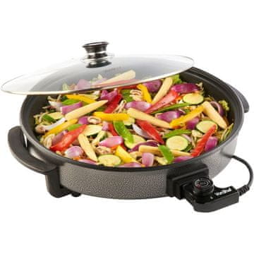 VonShef Električna ponev 42cm okrogla