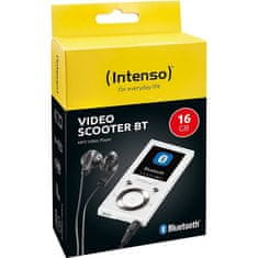 Intenso MP3 predvajalnik Video Scooter BT 16GB - bel