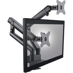 IcyBox Dvojni nosilec za monitor do diagonale 32 z montažo na rob mize