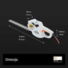VonHaus Električne škarje za grmičevje 450W