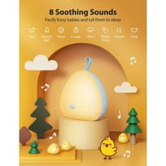 VAVA Otroška nočna lučka Little Chick modra