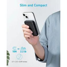 Anker 321 MagGo 5000mAh magnetni brezžični powerbank, črn