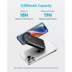 Anker 321 MagGo 5000mAh magnetni brezžični powerbank, črn