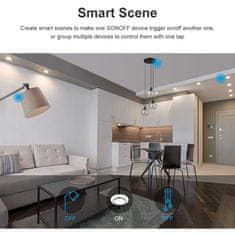 Sonoff Pametno stensko stikalo Wi-Fi + RF433 trojno T1EU3C-TX