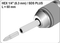Eprim SDS PLUS ADAPTER ZA BITE 1/4