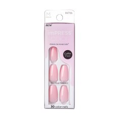 KISS Samolepilni nohti imPRESS Color MC Pink Dream 30 kosov