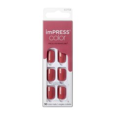 KISS Samolepilni nohti imPRESS Color Platonic Pink 30 kosov