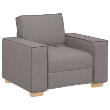 Vidaxl Kavč fotelj taupe 100x78x84 cm blago