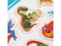 sarcia.eu DINOZAVRI gel nalepke KOMPLET, 3D nalepke za otroke Dino, 12 NALEPKE 