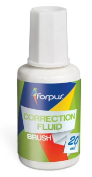 Forpus Korekturna tekočina s čopičem, 20 ml