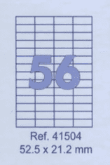Forpus Etikete Forpus 52,2 x 21,2 mm