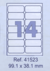 Forpus Etikete Forpus 99,1 x 38,1 mm