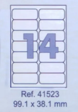 Forpus Etikete Forpus 99,1 x 38,1 mm
