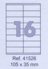 Forpus Etikete Forpus 105 x 35 mm
