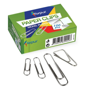 Forpus Sponke za papir, srebrne 50 mm