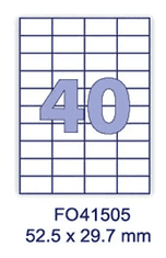 Forpus Etikete Forpus 52,5 x 29,7 mm
