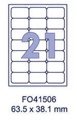 Forpus Etikete Forpus 63,5 x 38,1 mm